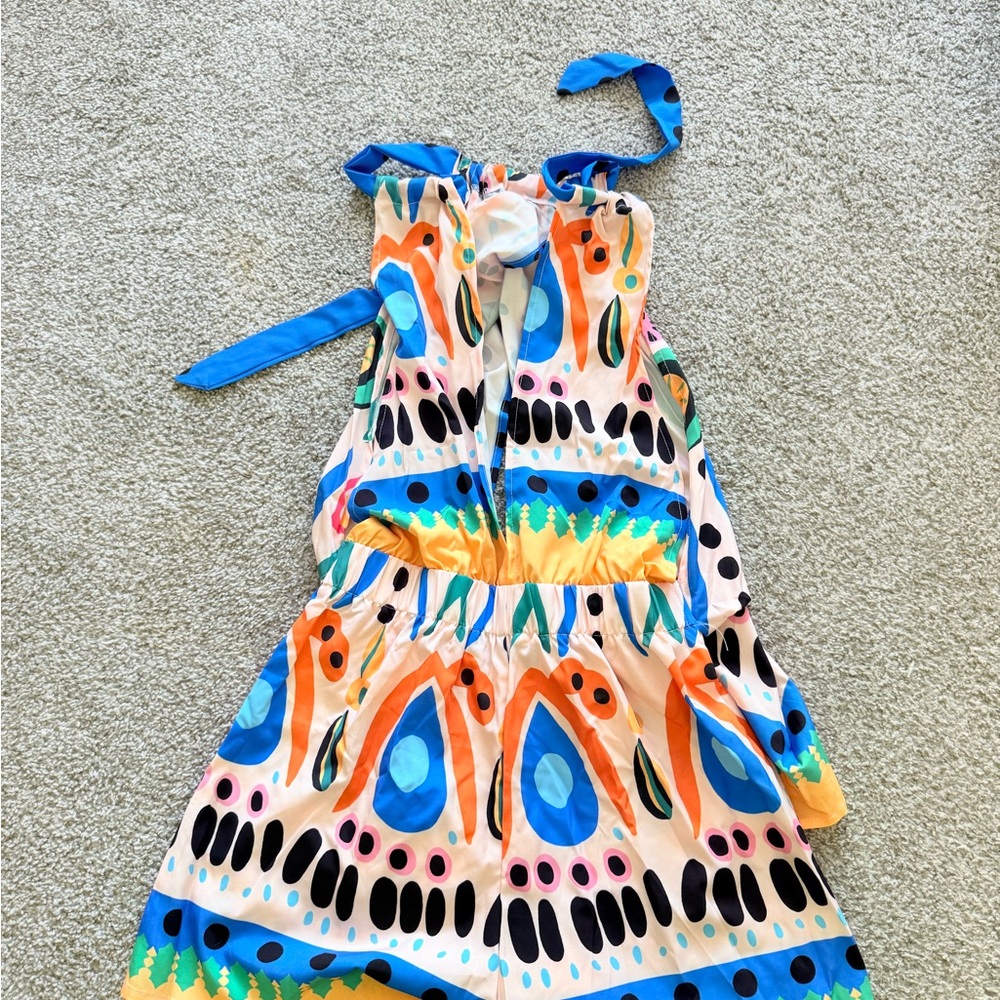 Colorful Sleeveless romper